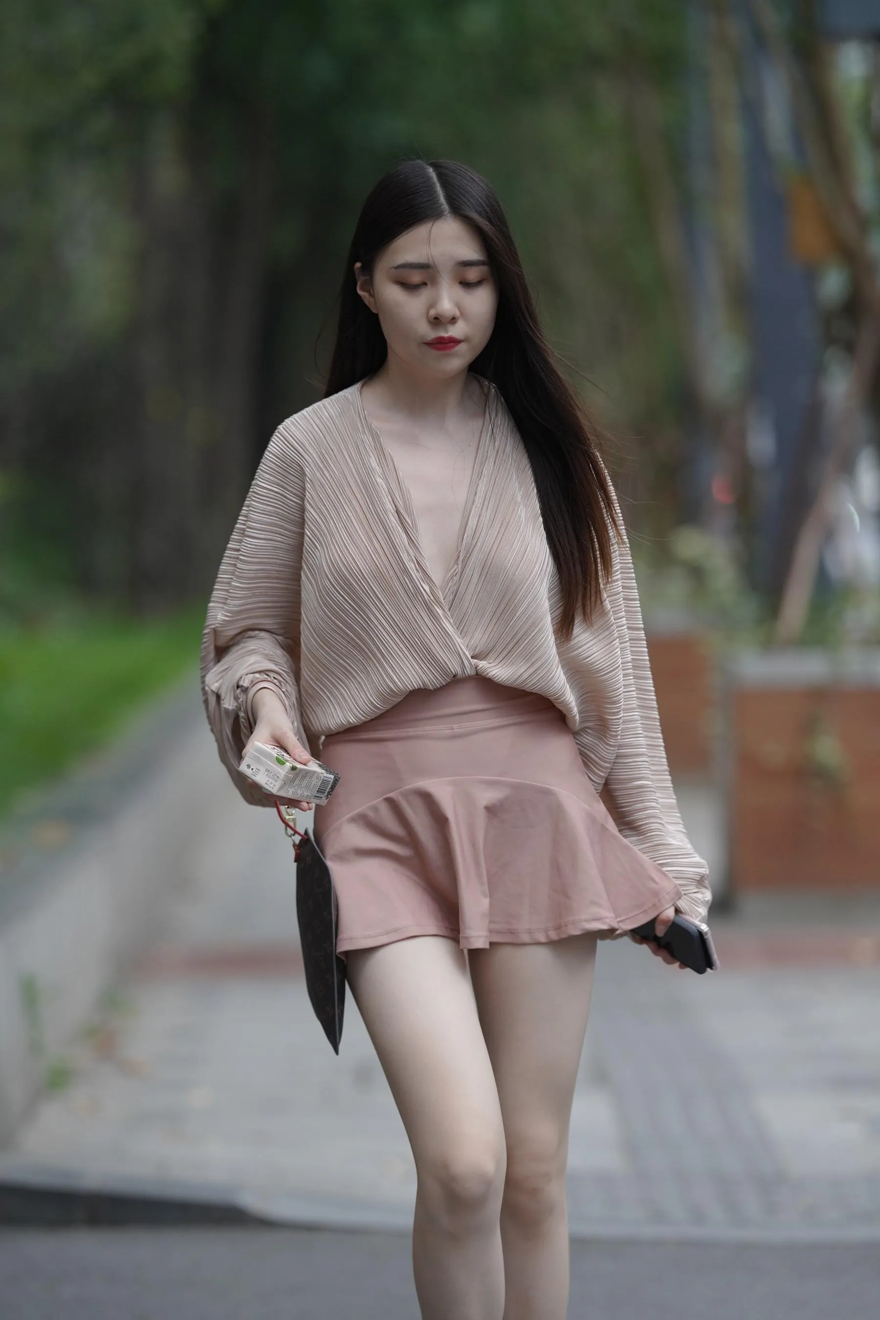 魔镜街拍 NO.167 可爱的粉色短裙小姐姐 [495P]插图3